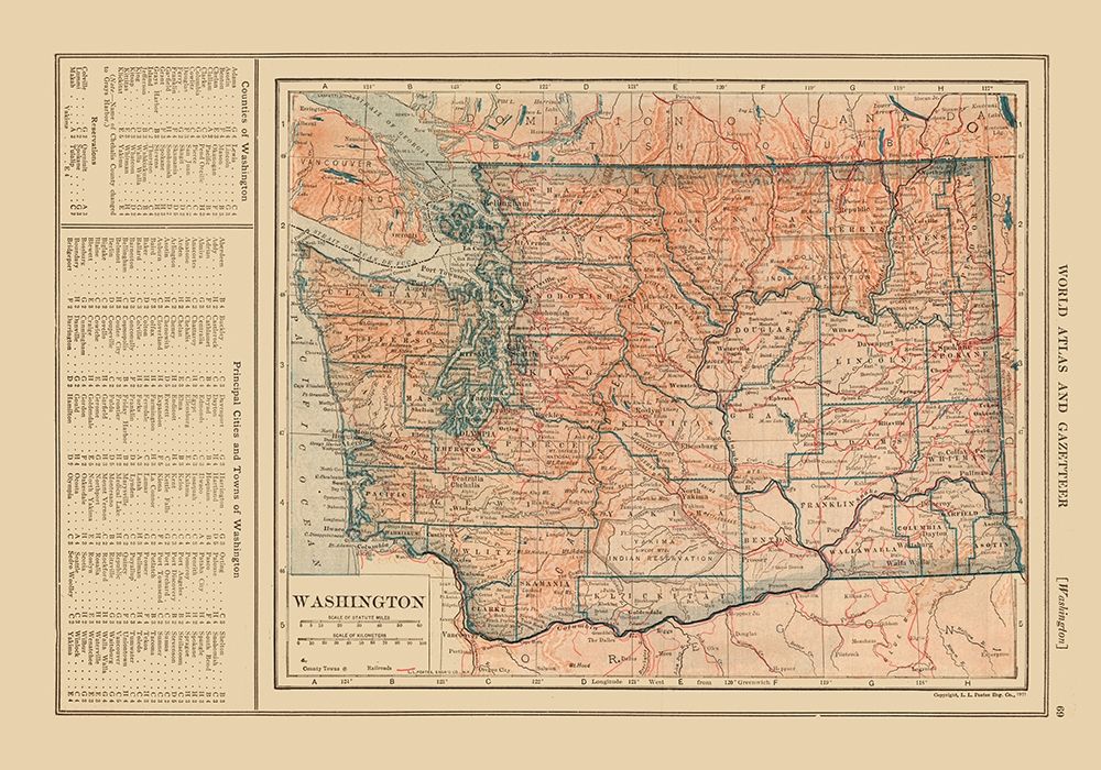 Washington - Reynold 1921 art print by Reynolds for $57.95 CAD