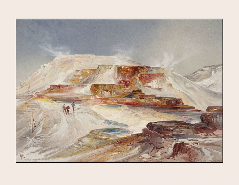 Yellowstone National Park Wyoming - Gardnier 1875 art print by Gardnier for $57.95 CAD