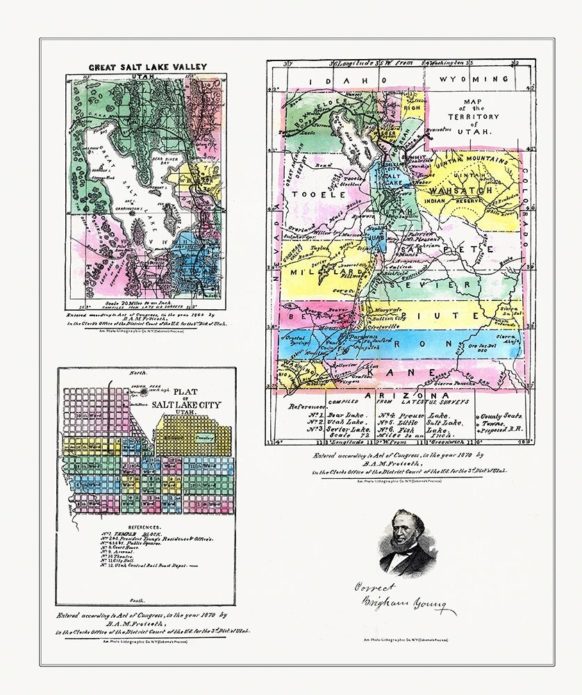 Utah art print by Froiseth for $57.95 CAD