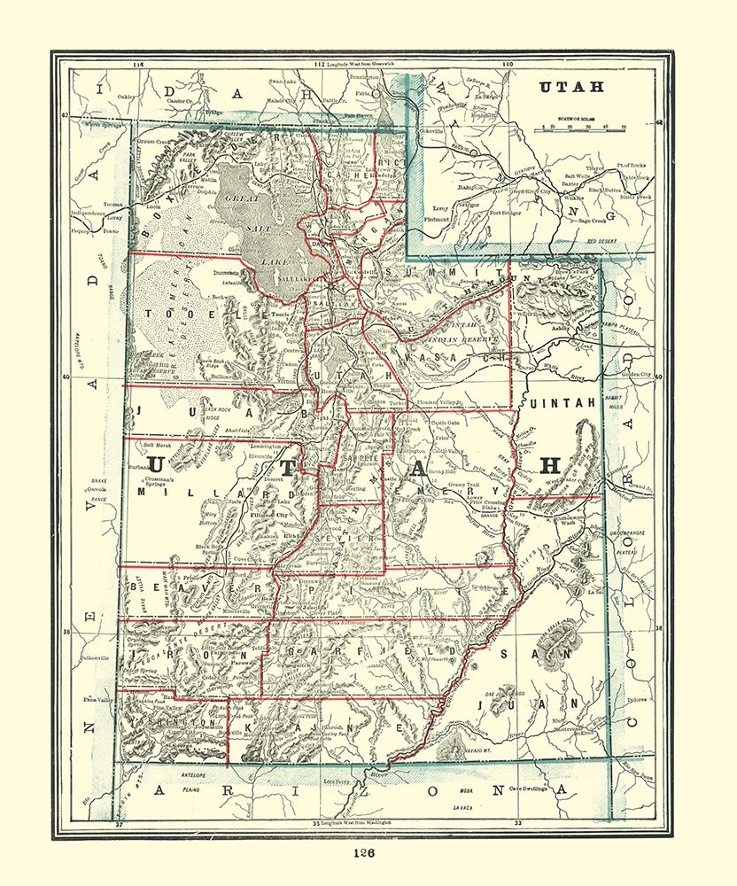 Utah - Rathbun 1893 art print by Rathbun for $57.95 CAD