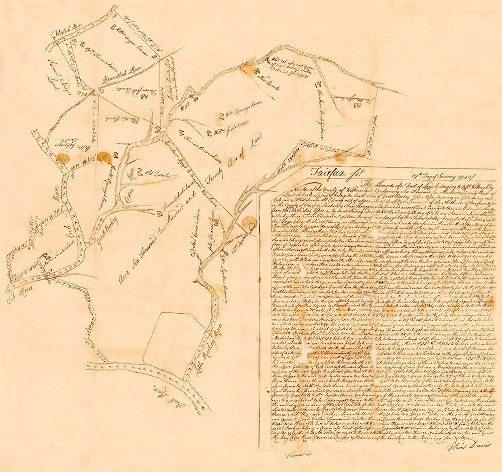 Fairfax County Virginia - Davis 1748 art print by Davis for $57.95 CAD