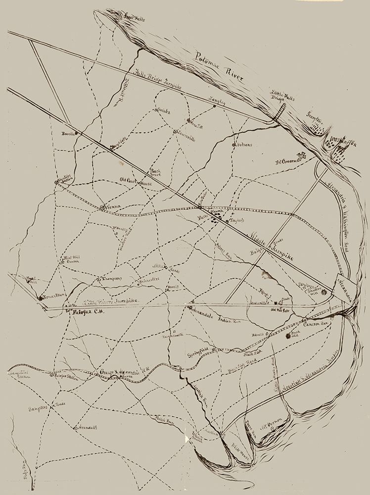Fairfax Virginia - 1861 art print by Unknown for $57.95 CAD