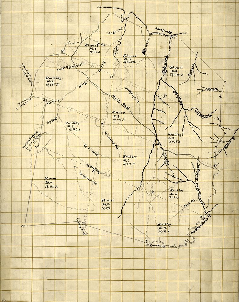 Giles County Virginia - 1794 art print by Unknown for $57.95 CAD