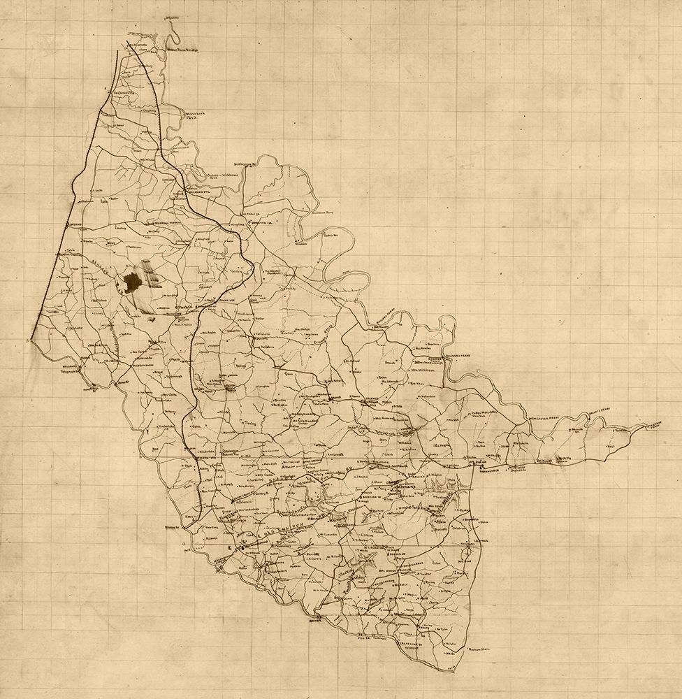Hanover County Virginia - 1860 x 23 x 23.57 art print by Unknown for $57.95 CAD