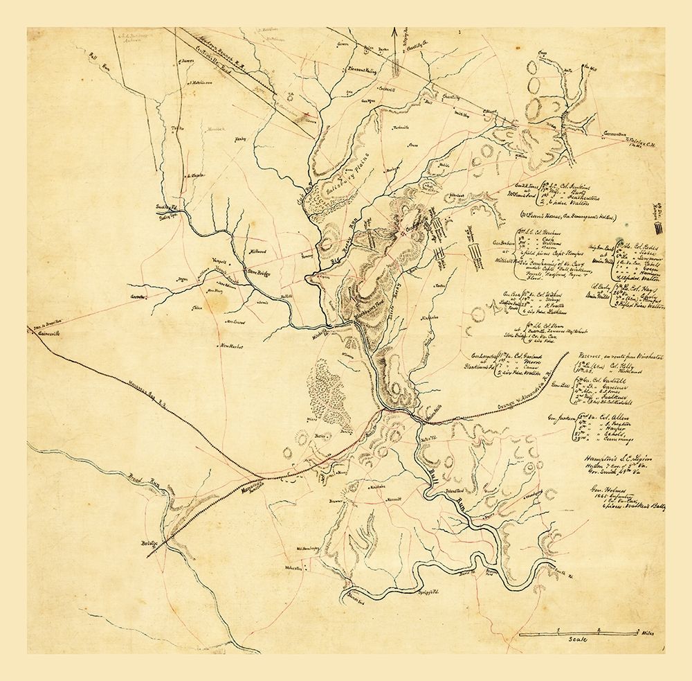 Manassas Virginia - 1861 art print by Unknown for $57.95 CAD