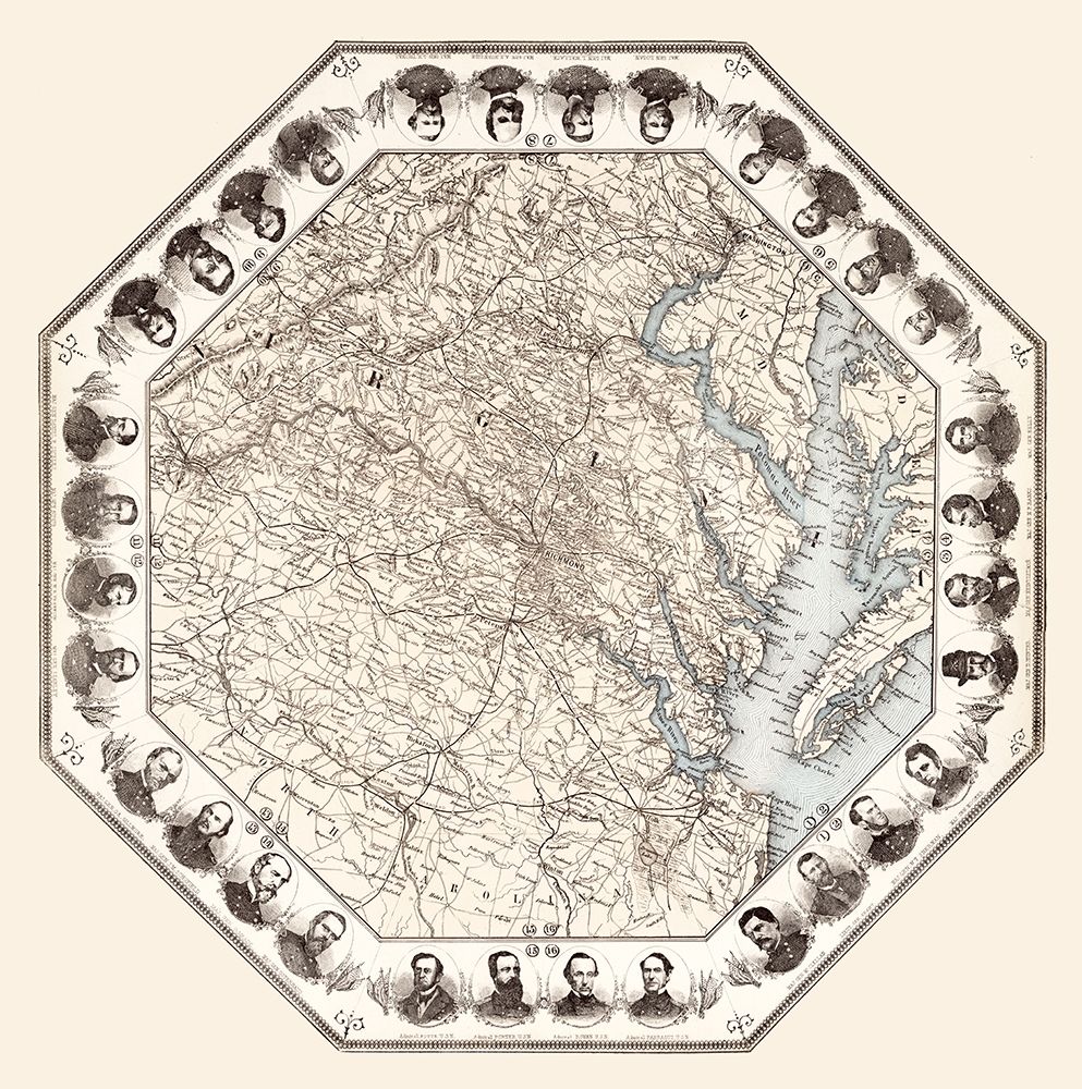Virginia - 1860 art print by Unknown for $57.95 CAD