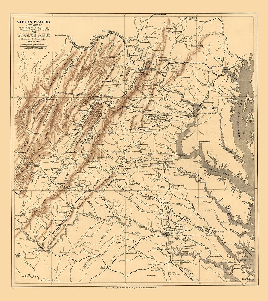 Virginia Maryland - Sifton 1912 art print by Sifton for $57.95 CAD