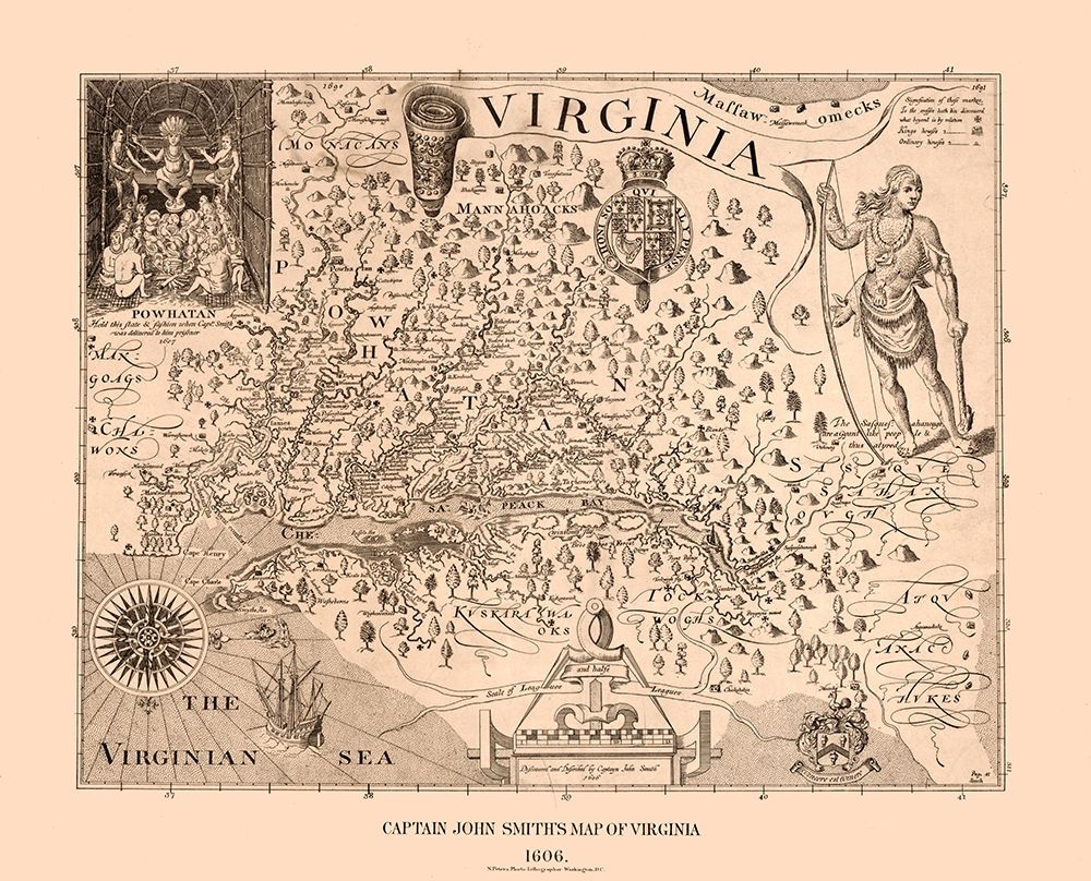 Virginia - 1900 art print by Unknown for $57.95 CAD