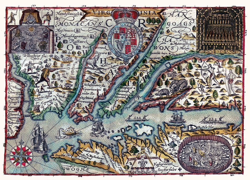 Virginia - 1636 art print by Unknown for $57.95 CAD