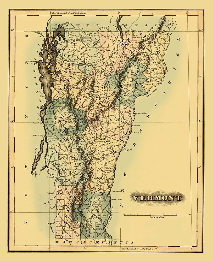 Vermont - 1870 art print by Unknown for $57.95 CAD