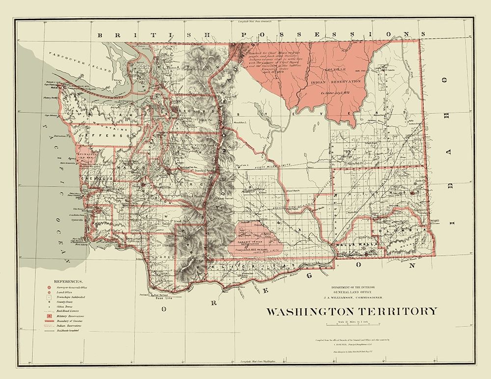 Washington - Williamson 1879 art print by Williamson for $57.95 CAD