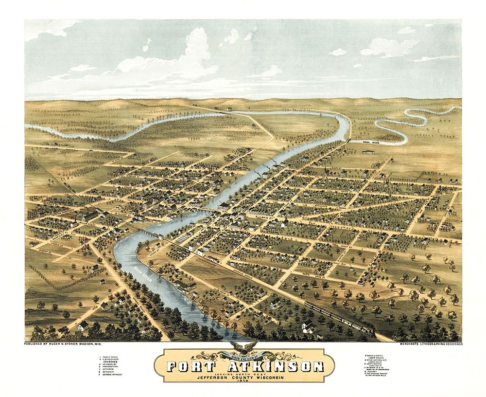 Fort Atkinson Wisconsin - Ruger 1870 art print by Ruger for $57.95 CAD