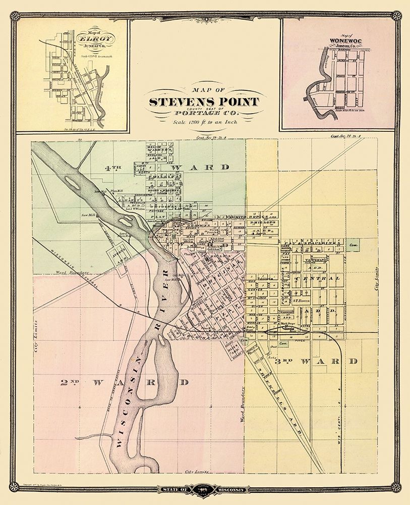 Stevens Point, Wonewoc South Carolina - Snyder art print by Snyder for $57.95 CAD