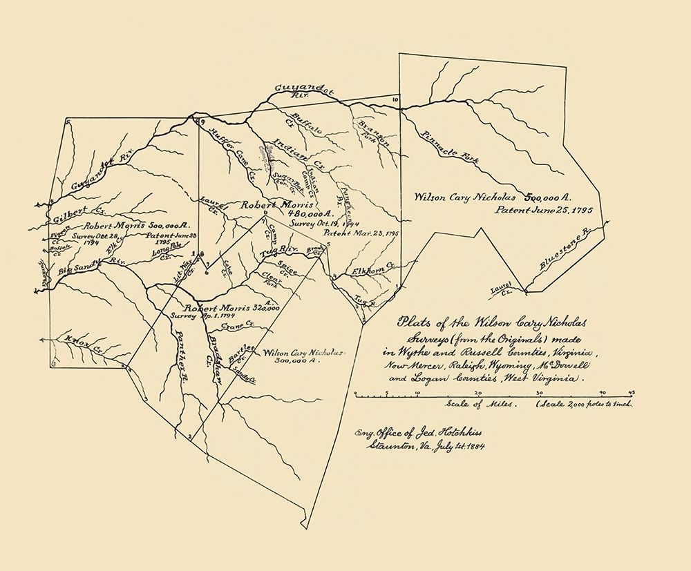 Wyrhe  Russel West Virginia Survey - Hotchkiss art print by Hotchkiss for $57.95 CAD