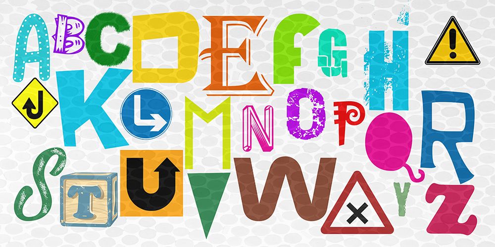 Alphabet art print by Jamie Phillip for $57.95 CAD