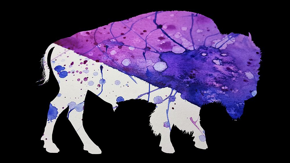 Abstract Buffalo art print by Jamie Phillip for $57.95 CAD