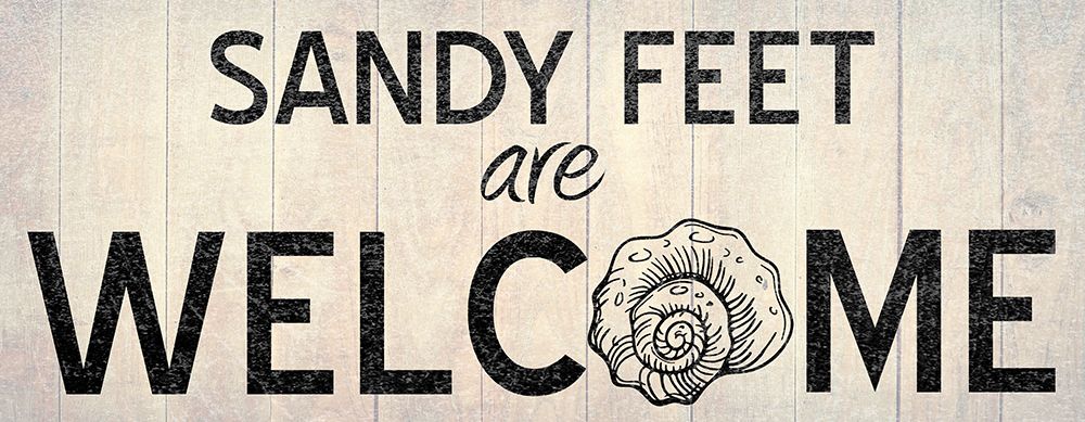 Sandy Feet art print by Jamie Phillip for $57.95 CAD