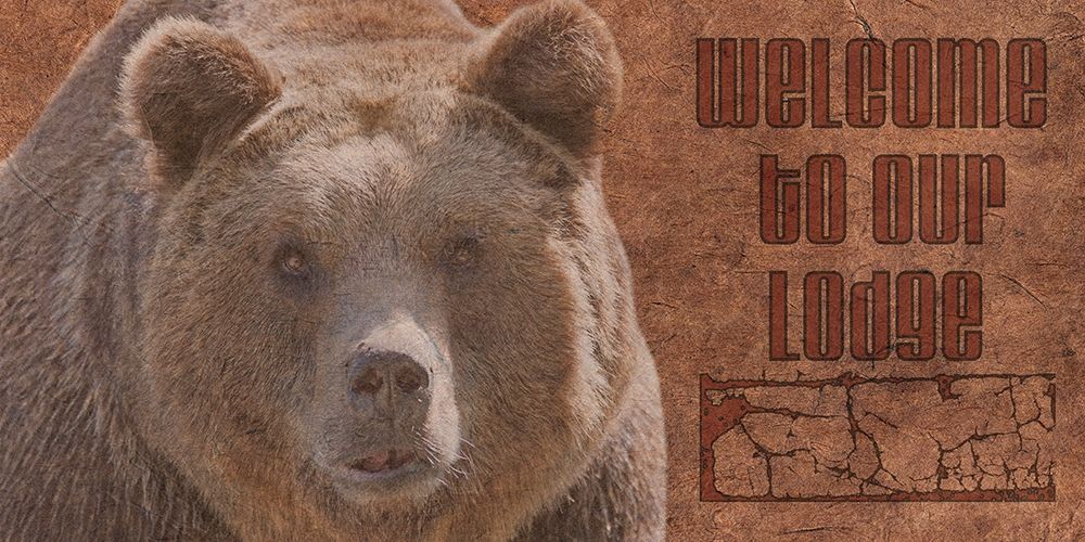 Wlcome To Our Lodge art print by Jamie Phillip for $57.95 CAD