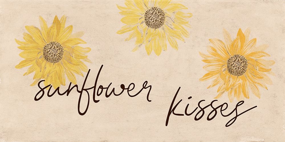 Sunflower Kisses art print by Jamie Phillip for $57.95 CAD