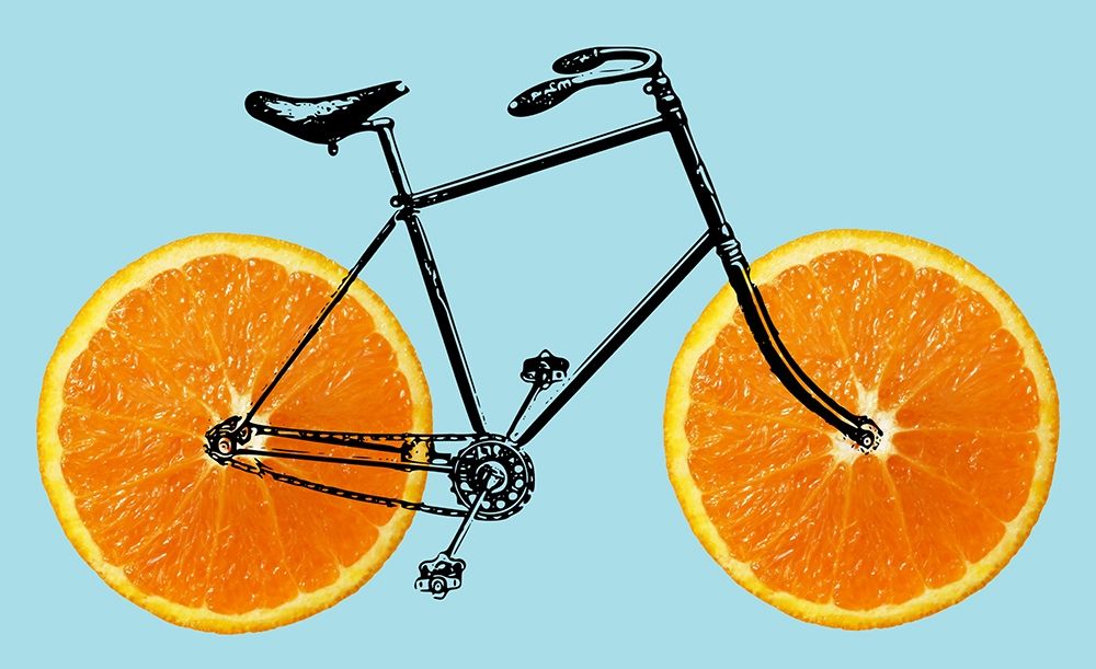 Orange Wheel 1 art print by Jamie Phillip for $57.95 CAD