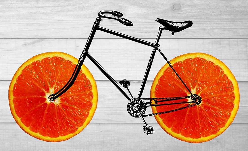 Orange Wheel 2 art print by Jamie Phillip for $57.95 CAD