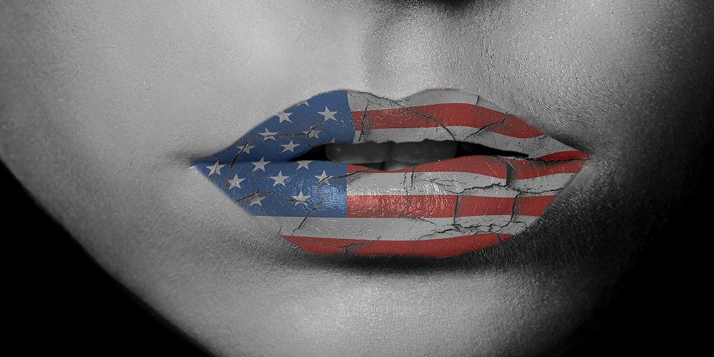 Kiss Me America art print by Jamie Phillip for $57.95 CAD