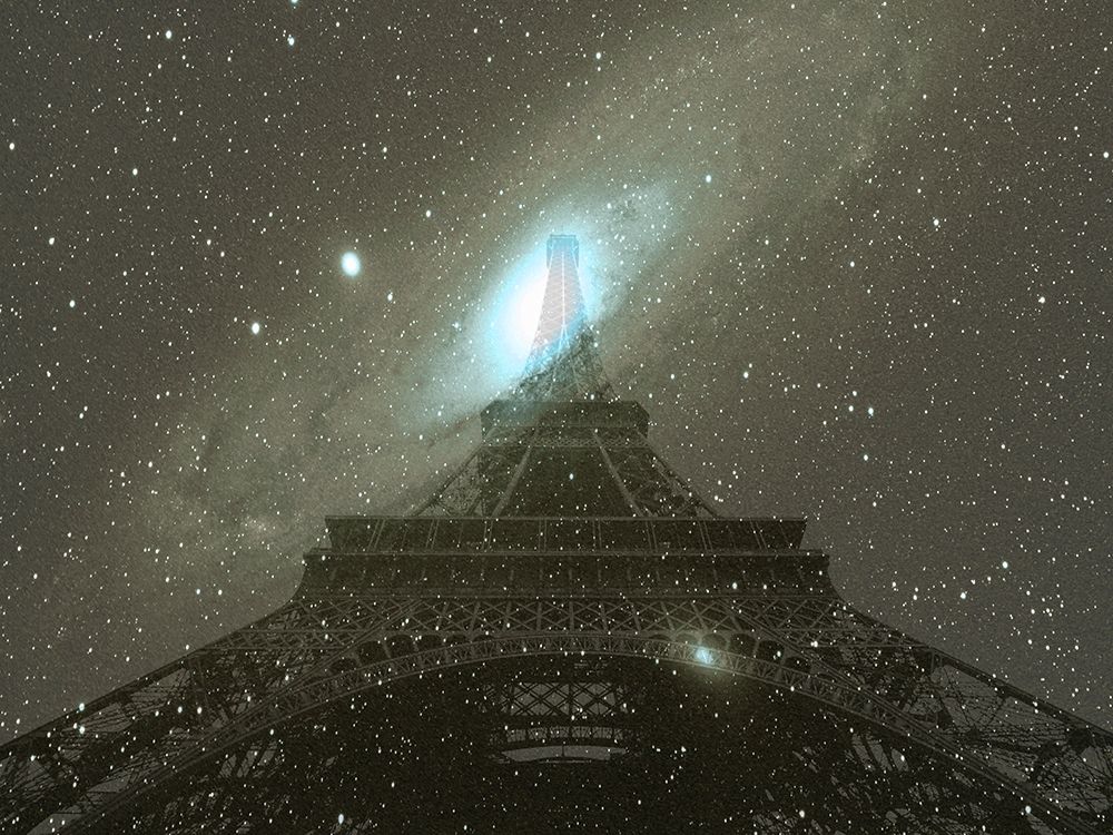Paris In Space art print by Jamie Phillip for $57.95 CAD