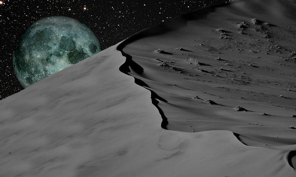 Space Moon art print by Jamie Phillip for $57.95 CAD
