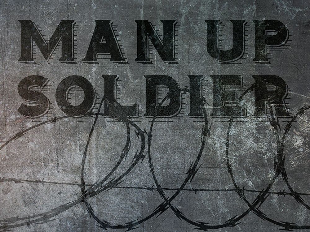 Man up art print by Jamie Phillip for $57.95 CAD