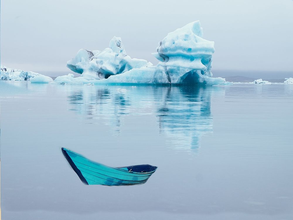 Boat On Ice art print by Jamie Phillip for $57.95 CAD