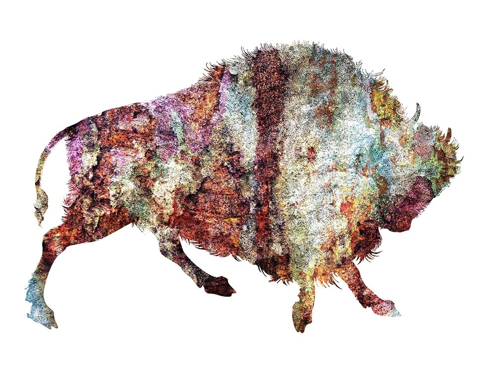 Rustic Bison 4 art print by Jamie Phillip for $57.95 CAD