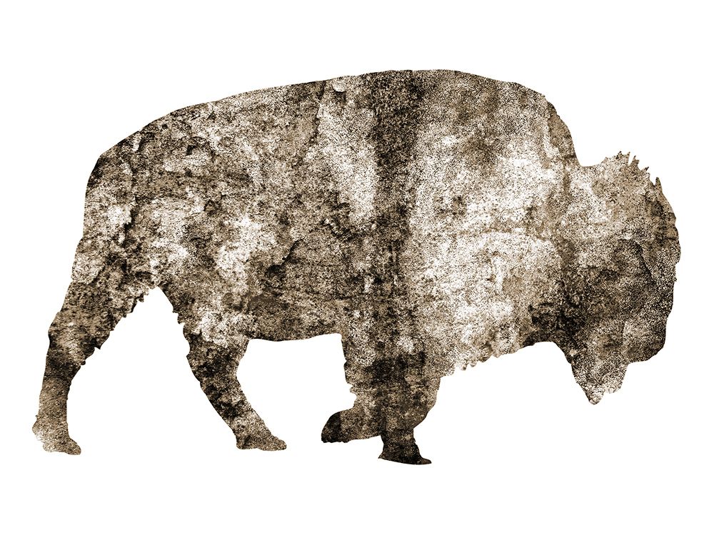 Rustic Bison 8 art print by Jamie Phillip for $57.95 CAD