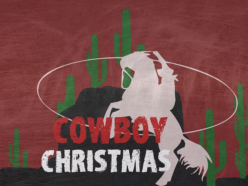 Cowboy Christmas art print by Jamie Phillip for $57.95 CAD