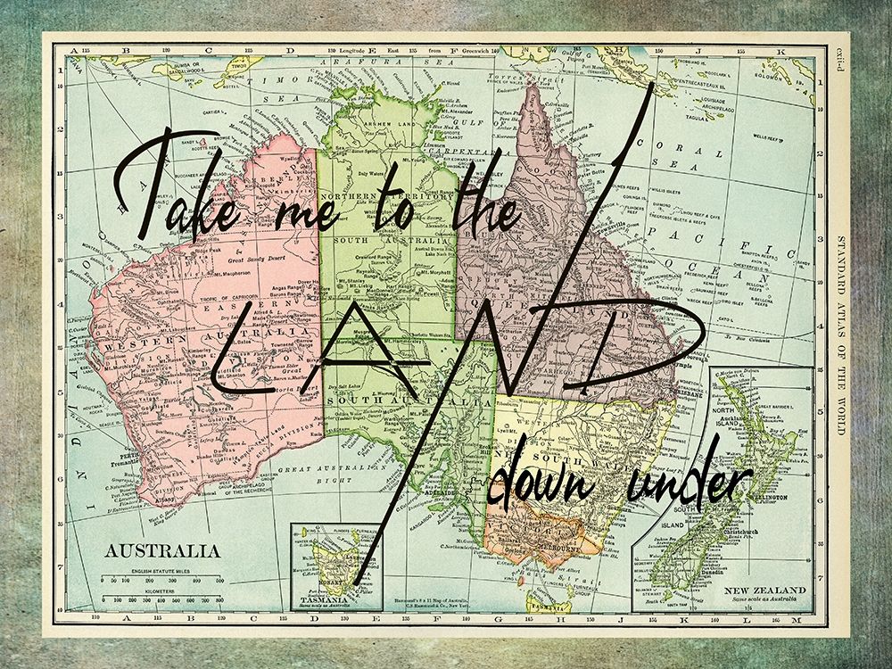 Australia Travels art print by Jamie Phillip for $57.95 CAD