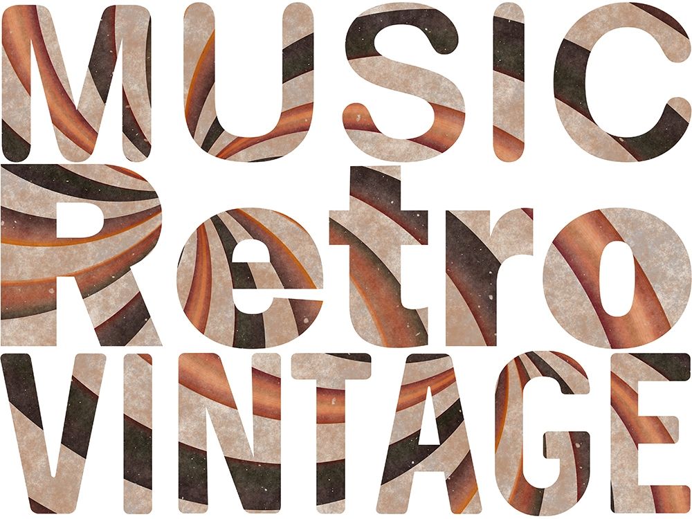 Retro Type art print by Jamie Phillip for $57.95 CAD