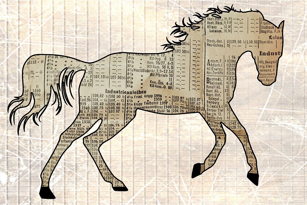 Horsey art print by Jamie Phillip for $57.95 CAD