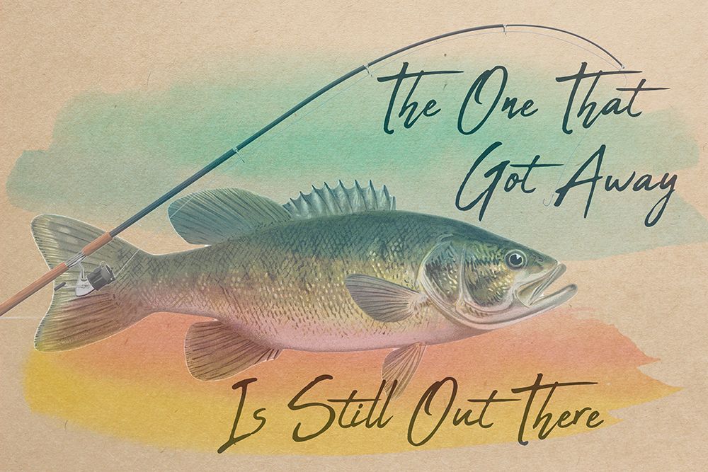 Fish Got Away art print by Jamie Phillip for $57.95 CAD