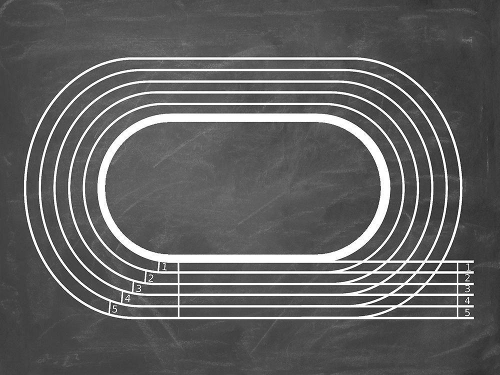 Olympic Track art print by Jamie Phillip for $57.95 CAD