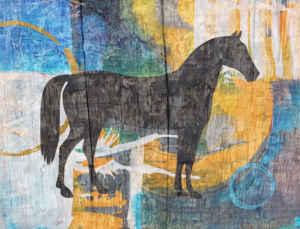 Abstract Horse 1 art print by Jamie Phillip for $57.95 CAD