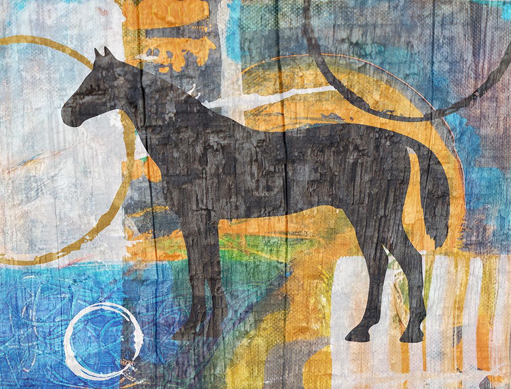 Abstract Horse 2 art print by Jamie Phillip for $57.95 CAD