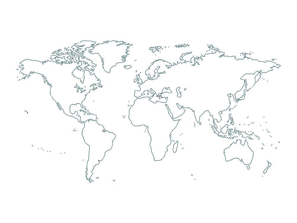 Map 1 art print by Jamie Phillip for $57.95 CAD