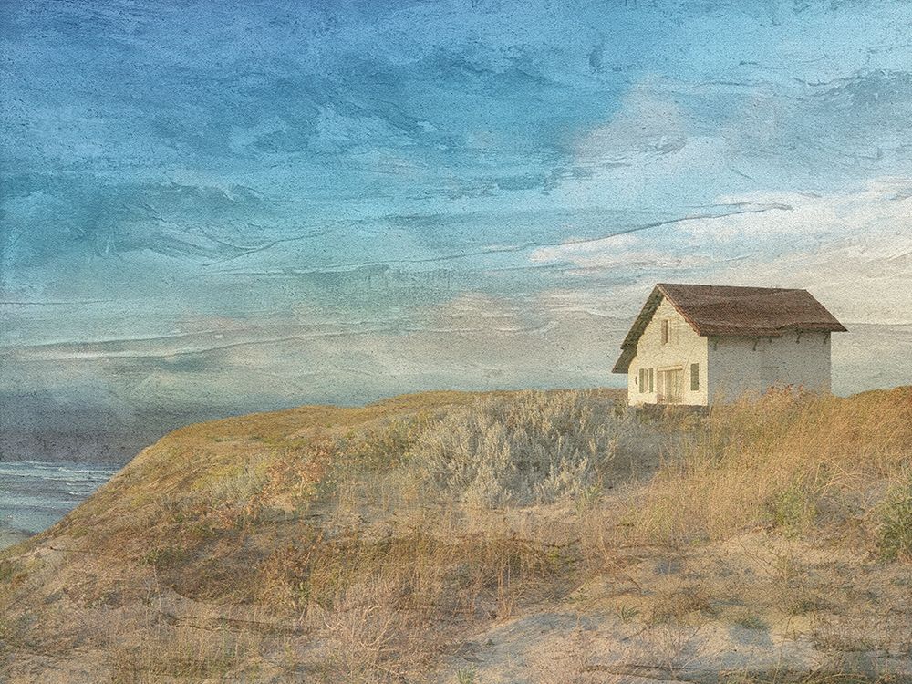Painted Beach House art print by Jamie Phillip for $57.95 CAD