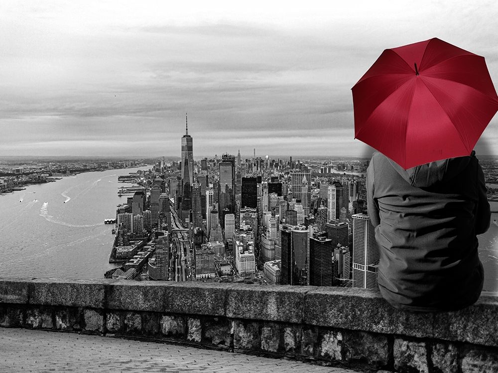 Brave New York Woman art print by Jamie Phillip for $57.95 CAD