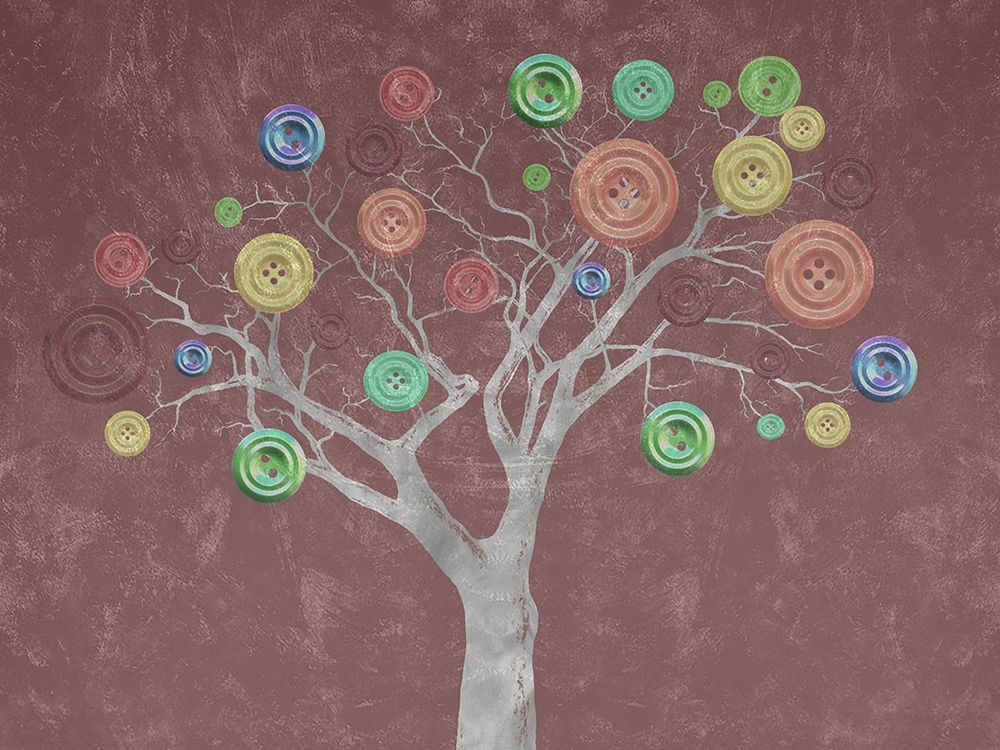 Button Tree art print by Jamie Phillip for $57.95 CAD