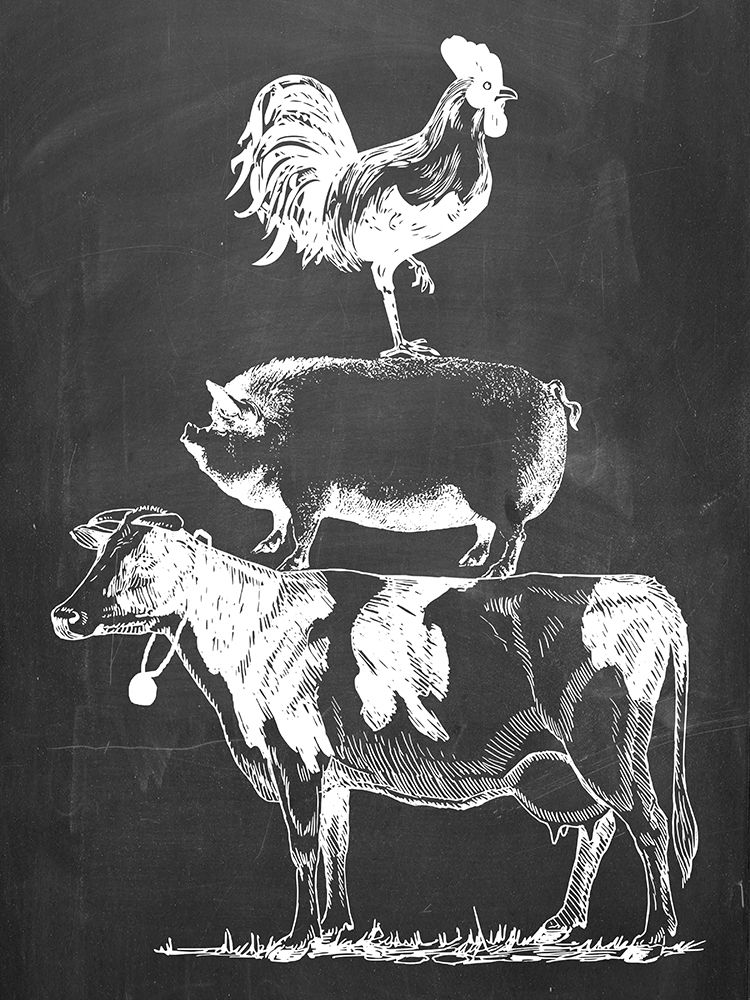 Farm Animals art print by Jamie Phillip for $57.95 CAD
