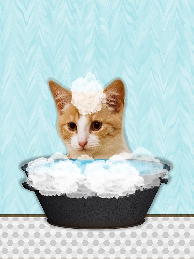 Catty Bath art print by Jamie Phillip for $57.95 CAD