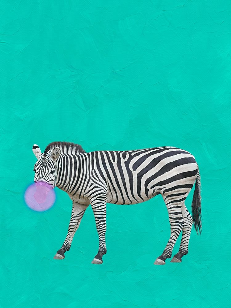 Zebra Bubble art print by Jamie Phillip for $57.95 CAD