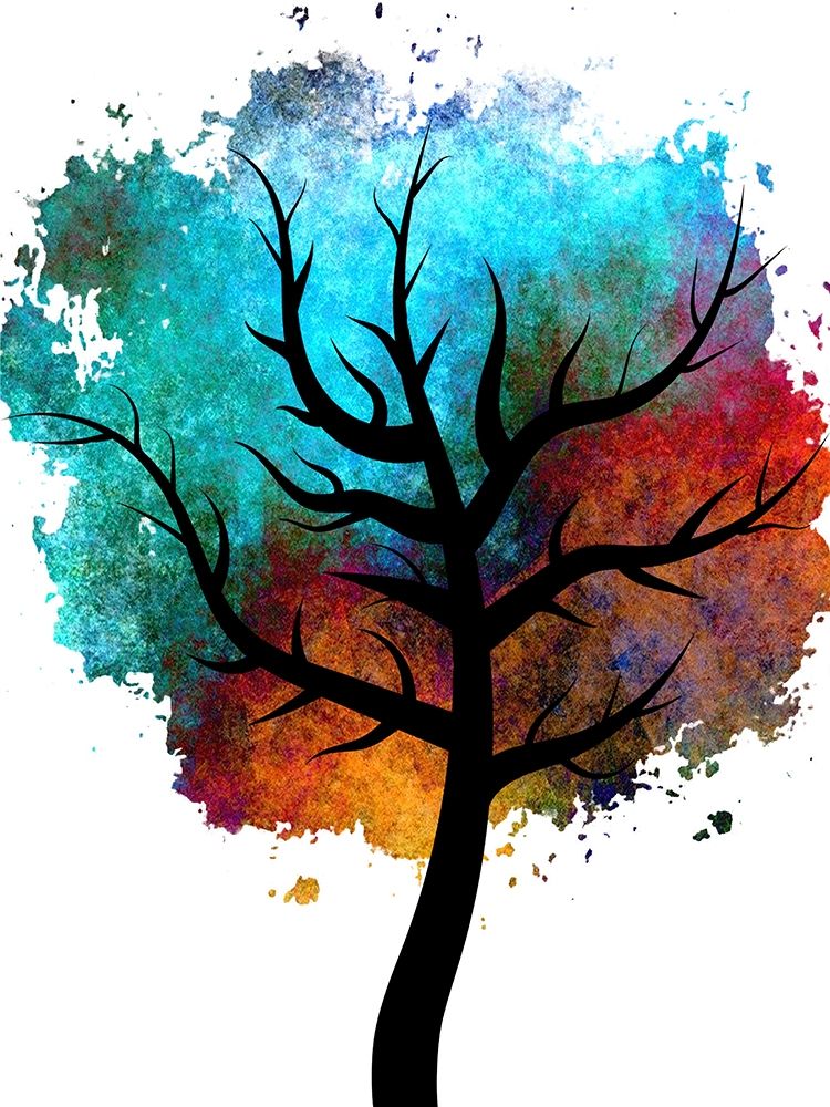 Colored Tree art print by Jamie Phillip for $57.95 CAD