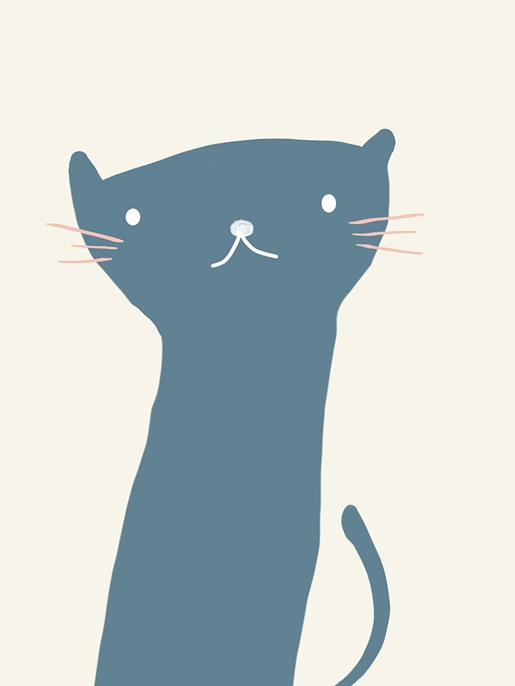 Kitty Cat art print by Jamie Phillip for $57.95 CAD