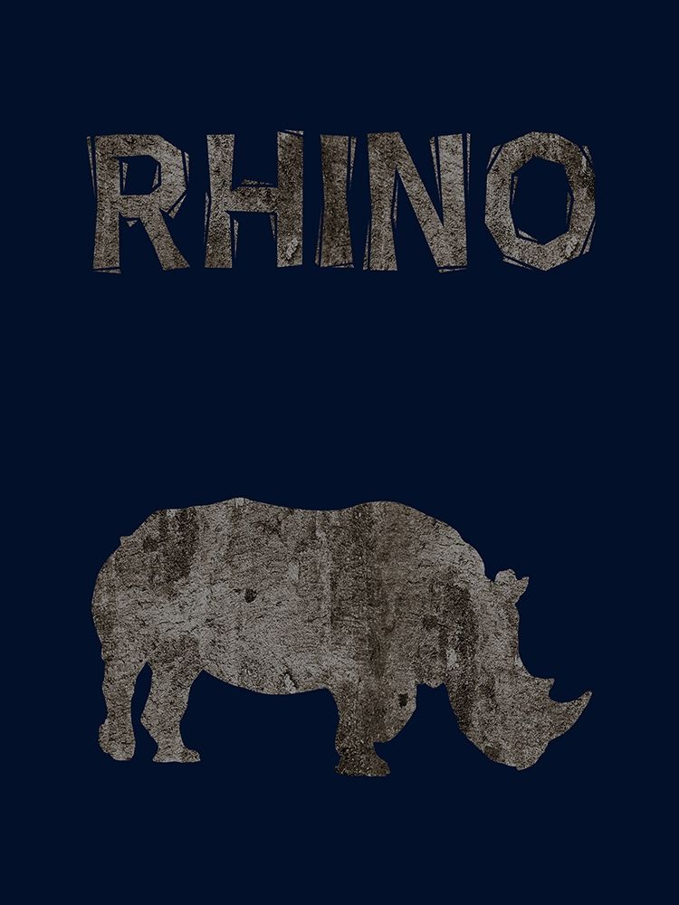 Rhino art print by Jamie Phillip for $57.95 CAD